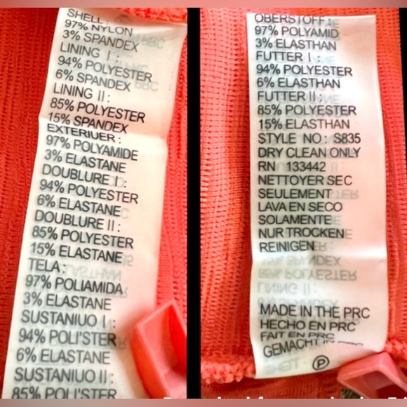 ❤️NUE by Shani Form Fitted dress Color is called Poppy  size 10 NWT - Picture 11 of 12